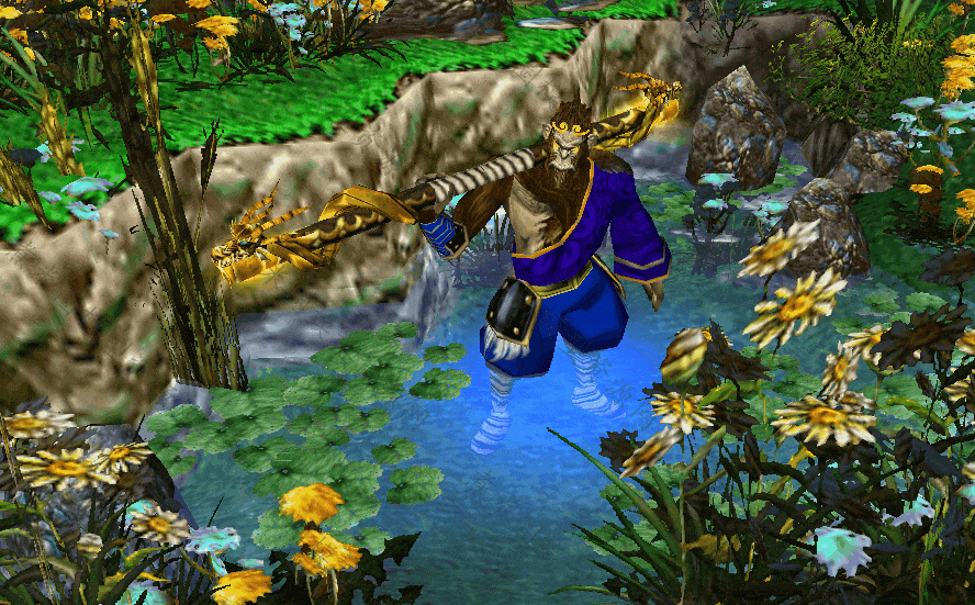 拿金箍棒的孙悟空模型-1-1.gif