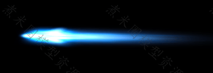 蓝白色的高清箭矢特效.png