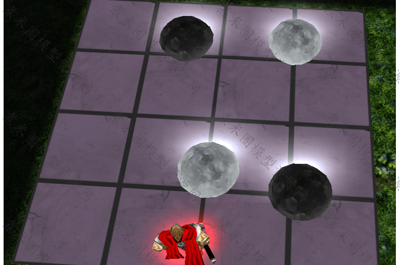 一个黑白的棋盘纹理-1.png