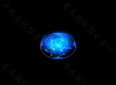 蓝色碎冰环.gif