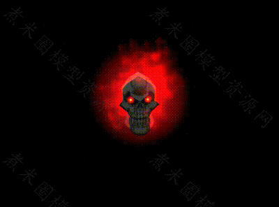 气息骷髅头、红绿蓝三种颜色.gif
