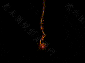 弯弯绕绕的升天红色火焰特效.gif