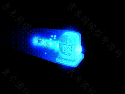 蓝色雷神锤、可做武器、可做投射物.gif