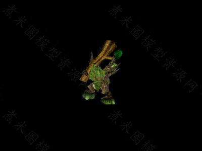牛头人动作的树人.gif
