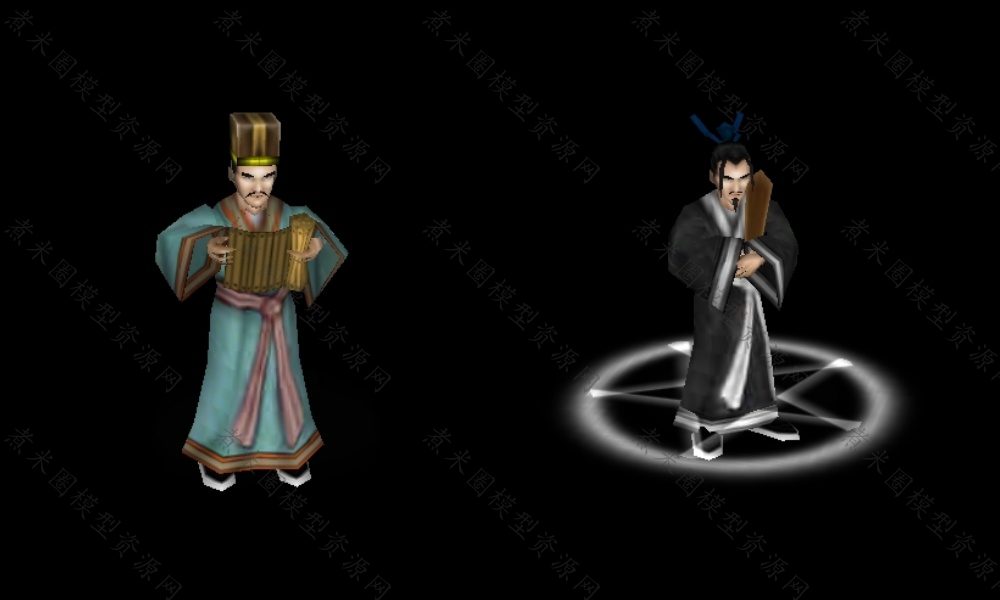 2个阴阳师模型.jpg