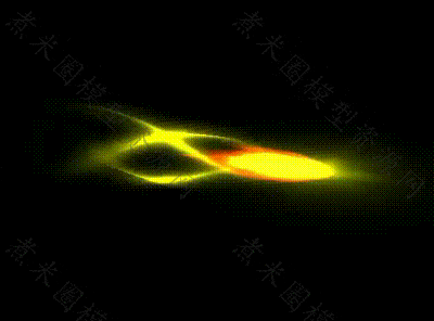 精美的穿梭神箭、黄色箭矢投射物.gif