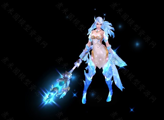 冰霜蓝色亮晶晶闪烁女法师.jpg
