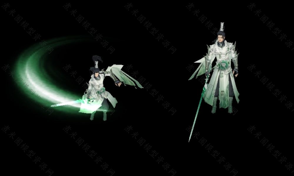古风绿衣翠绿男刀客、剑客.jpg