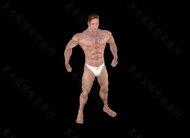 光膀子肌肉猛男比利海灵顿.jpg