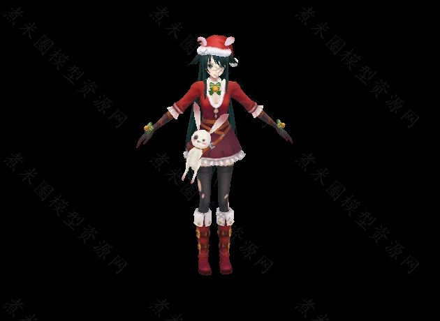 魔法少女、圣诞兔子服装.jpg