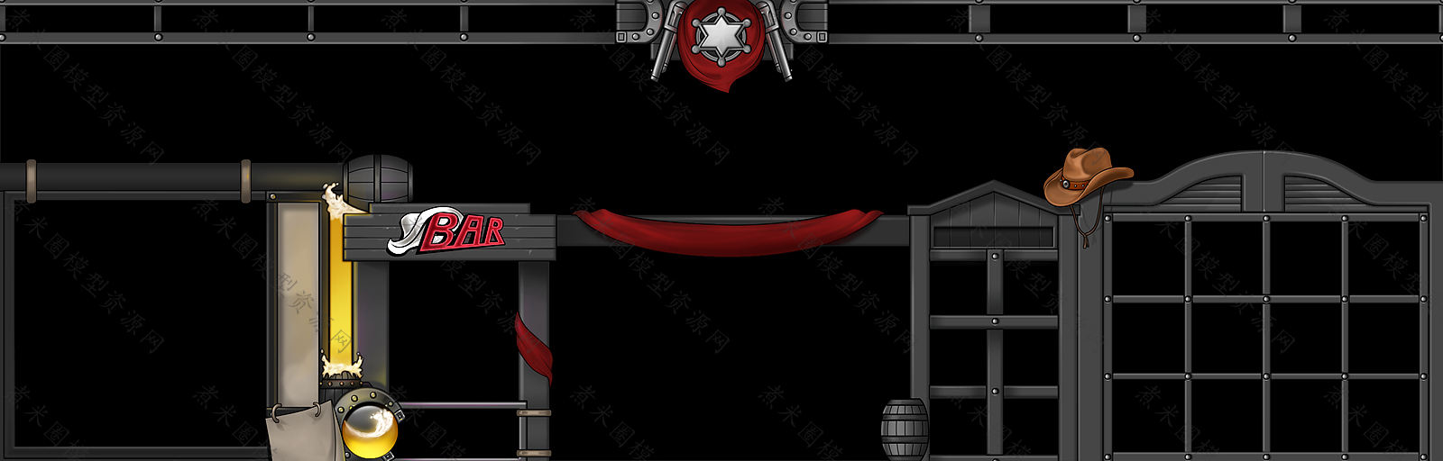 西部酒吧控制台皮肤.jpg