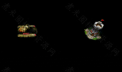 光棱坦克和光束投射效果、纯T触发适合新手学习.gif