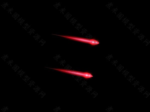 双发红色水晶箭、投射物模型.jpg